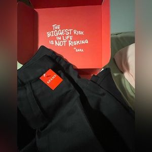 NWT spanx classic black hi-rise in ponte